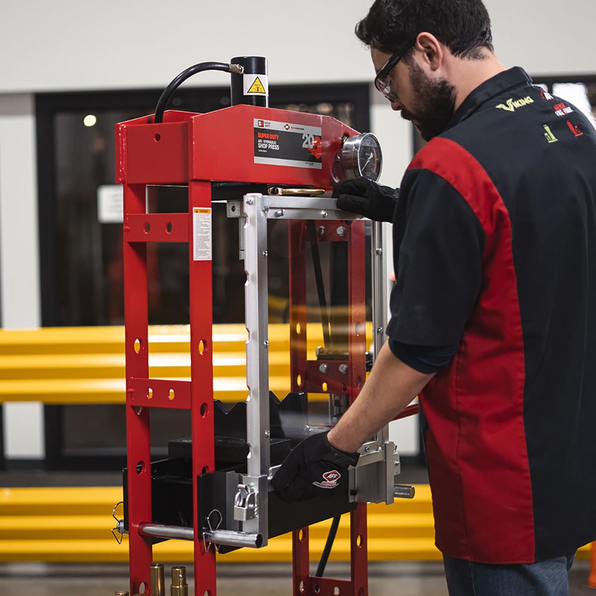 AFF 20 Ton Hydraulic Shop Press - Super Duty American Forge