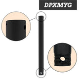 DPXMYG 36 inch Ceiling Fan Downrod with Extension Cord, 3 FT Black Downrod, 1 inch Outside Diameter, Ceiling Fan Boom Suitable for a Wide Range of Fans (with Threaded) DPXMYG