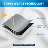 Jekeno Rustic Wooden Blackout Curtains Brown Wood Hardwood Floor Plank Board Door of Farmhouse Village Rural Lodge Retro Decor for Bedroom Living Room Grommet Window Drapes 2 Panel Set, 52"x84" Jekeno