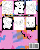 Retro Video Game Coloring Book: Cool Gift For Gamers WoodArtSupply