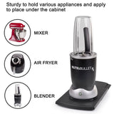 Bruvoalon Kitchen Appliance Sliding Tray, Slider for Coffee Pot, Coffee Maker, Toaster, KitchenAid Mixer, Blenders and Air Fryer, Coutertop with Rolling Wheels (3 Pack) Bruvoalon