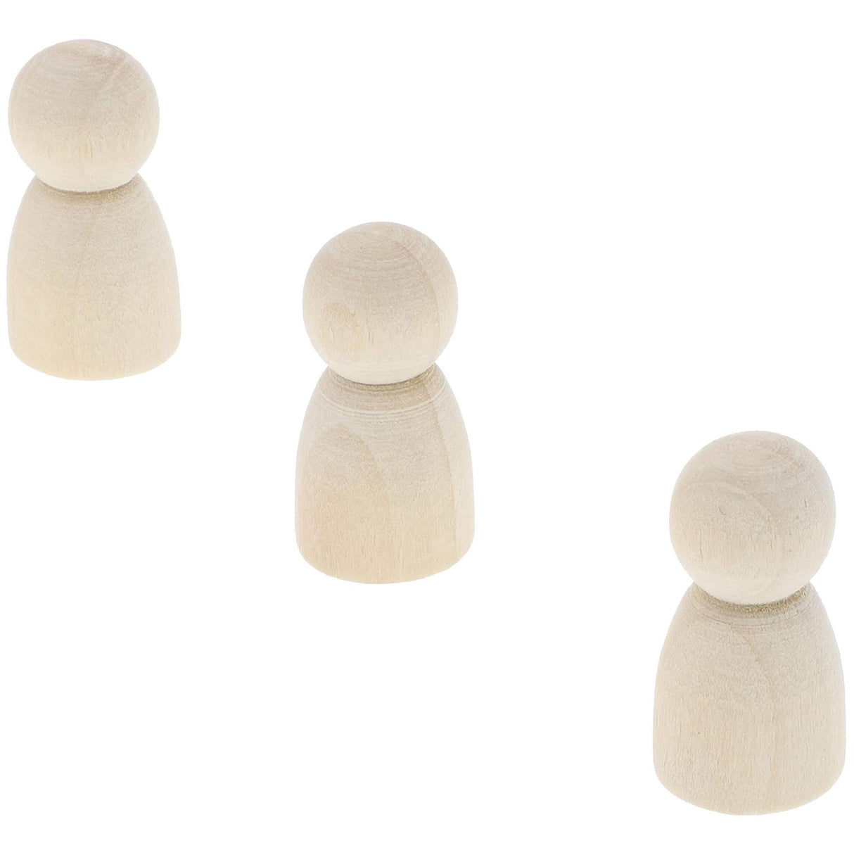 Bright Creations Wood Peg Dolls, Wooden Figures (1.1 Inch, 50-Pack) Bright Creations