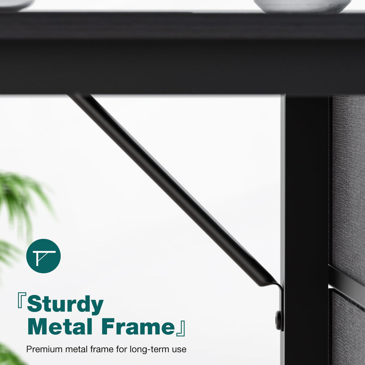 SMUG Computer Desk with Storage Drawers, Small Office Desk Modern Simple Study Writing Table for Home Bedroom, Spacious 40X24 Desktop with 2-Tier Drawer, Black SMUG