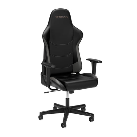 RESPAWN 110 Gaming Chair - Gamer Chair PC Computer Chair, Ergonomic Gaming Chairs, Office Chair with Integrated Headrest, Gaming Chair for Adults 135 Degree Recline with Angle Lock - Gray RESPAWN