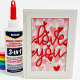 BEACON 3-in-1 Advanced Craft Glue - Fast-Drying, Crystal Clear Adhesive for Wood, Ceramics, Fabrics, and More, 4-Ounce Beacon