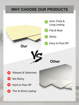 Upgraded (12 Pack) Self Stick Mounting Board 11 X 14 inch for Cross Stitch, Photo Frame Backing and Crafts Mogisoniric