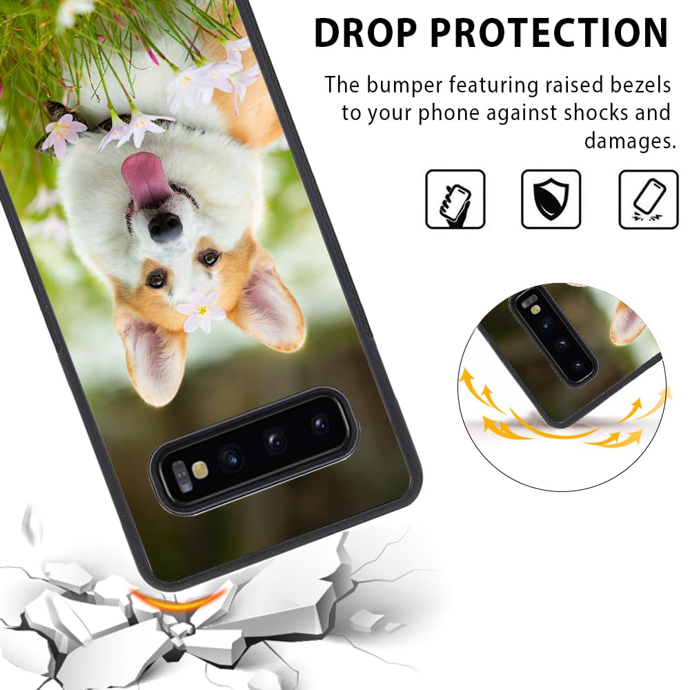 FOQENCCI 5 Piece Phone Case Compatible for Samsung Galaxy S10 Sublimation Blank Cases,Custom Phone Cover with Soft TPU + Hard Blank Printable Aluminum Anti-Slip Shockproof Protective Cover FOQENCCI