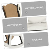 EXCEART 5pcs Office Practice White Embryo DIY Chair Craft Sublimation Craft Sublimation Slate Blanks Table Top Decor Picture Frames Sublimation Decoration Commemorate Table Card Wooden EXCEART