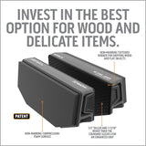 Work IQ Tools Woodworking Vise Jaws | Reversible Multi-Functional Jaws | Expanded Jaw Height and Width for Secure Grip on Fine Hardwood and Molding | Compatible with IQ Vise WORK IQ TOOLS