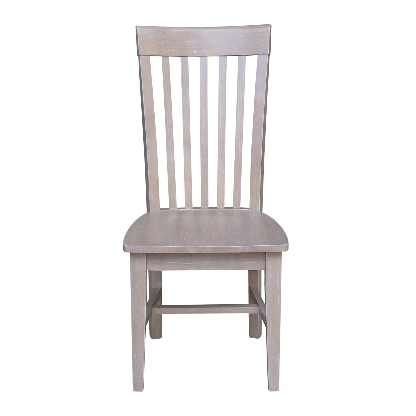 International Concepts Cosmo Chair Washed Gray Taupe - WoodArtSupply