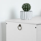 MAHANCRIS 39.4" Toy Chest, Sturdy Entryway Storage Chest with Safety Hinges, Retro Toy Box, Wooden Look Accent Furniture for Living Room, Bedroom, White SCWT48101Z1 MAHANCRIS