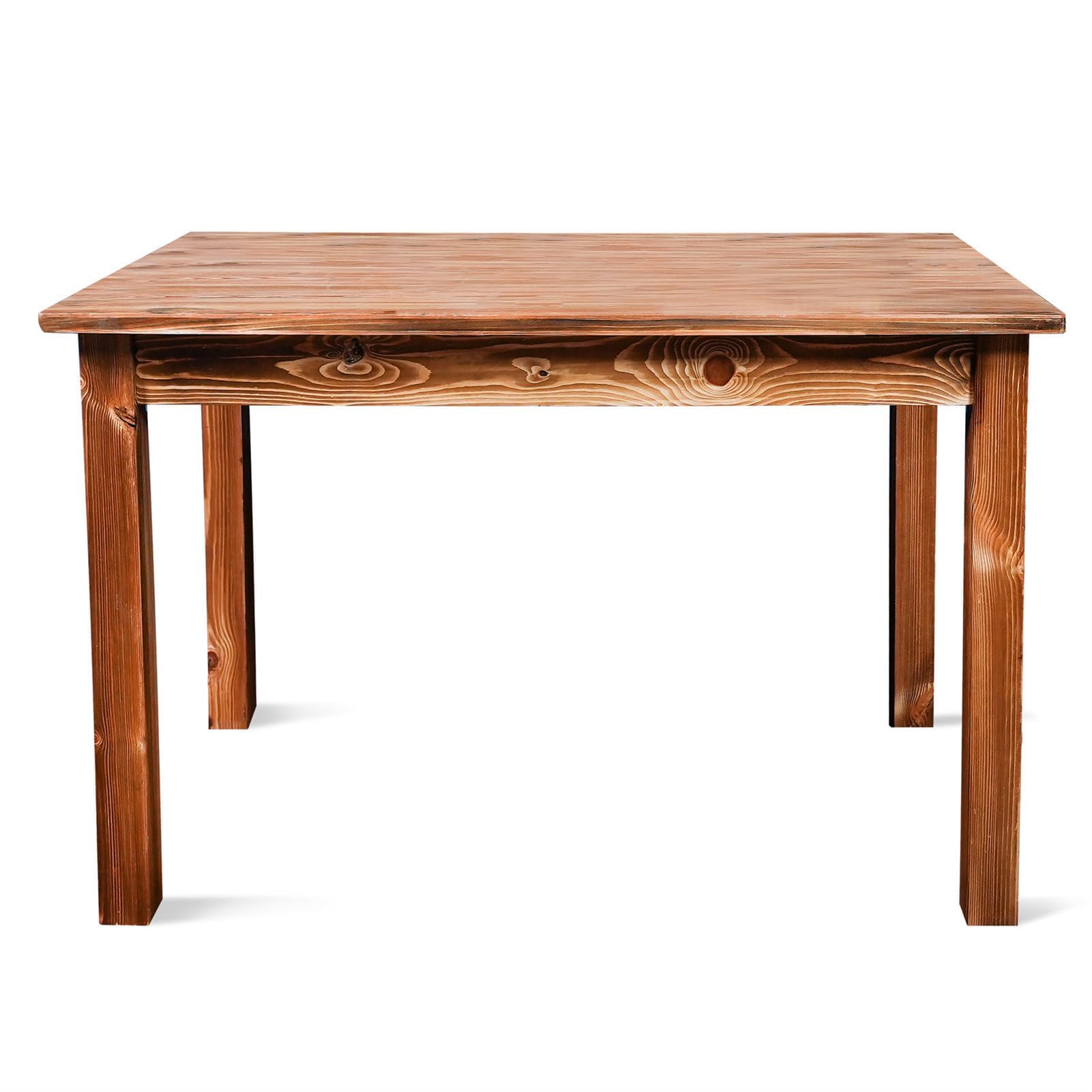 CONSDAN StoneCreek Solid Wood Kitchen Table, 48 x 30 Small Dining Table for 2 or 4, Ideal for Small Spaces, 48" W x 30-1/4"D x 30-1/4"H - WoodArtSupply