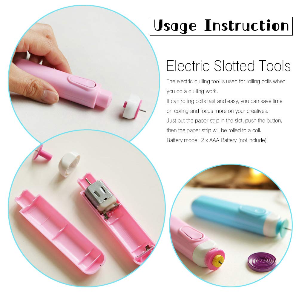 IMISNO Paper Quilling Kit - Quilling Tools and Supplies, Paper Strips IMISNO