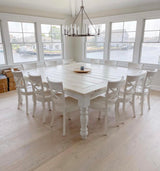 CAROLINA LEG CO. Chunky Farmhouse Dining Table Legs - Handmade in USA - Unfinished - DIY Furniture - Widely Compatible Turned Wooden Legs - Dimensions: 5" x 29" CAROLINA LEG CO.