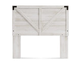 Signature Design by Ashley Shawburn Modern Farmhouse Headboard, Full, Whitewash Signature Design by Ashley