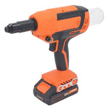 Rivet Nut Set, 30KN Force Electric Rivet Nut Set 20V 28mm Stroke for Woodworking Applications (US Plug 100‑240V) Yunseity