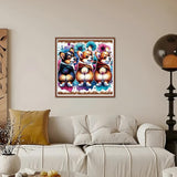 Kulvci Diamond Art Kits for Adults, Dog Diamond Painting Kits for Beginners, DIY 5D Diamond Painting with Round Gem Art Kits for Adults for Gift Home Wall Decor 12x12inch Kulvci