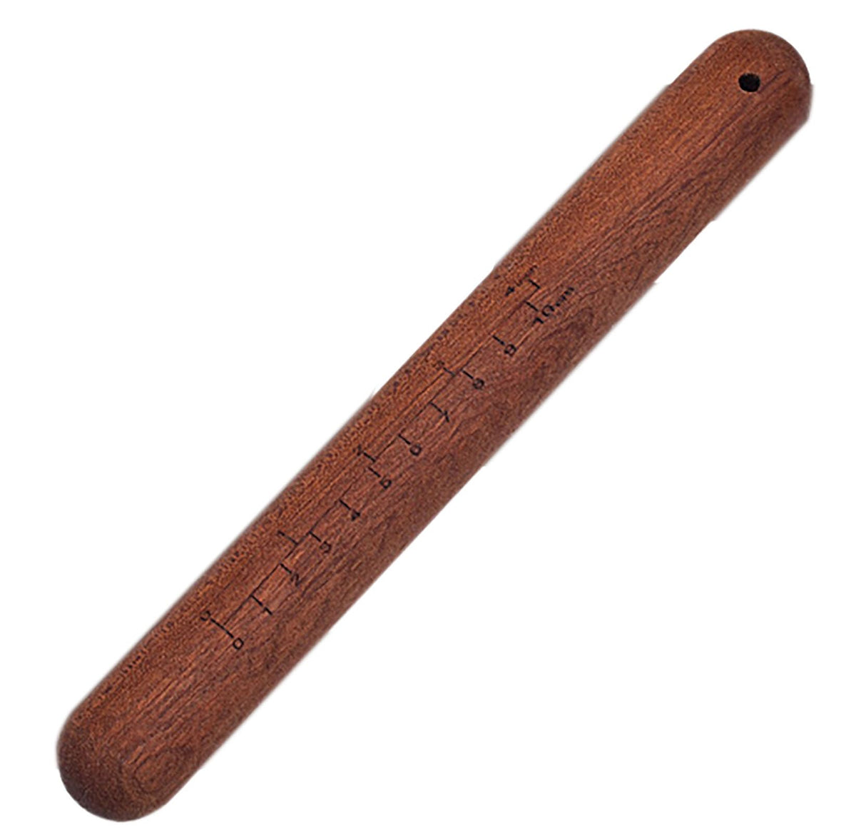 Wooden Rolling Pin, 9.8 Inch Rolling Pin with Size Scale for Kneading Dough of Baking Bread, Pizza, Cookie, Cake and Noodles (1, 25 cm) YIKANGHENG