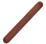 Wooden Rolling Pin, 9.8 Inch Rolling Pin with Size Scale for Kneading Dough of Baking Bread, Pizza, Cookie, Cake and Noodles (1, 25 cm) YIKANGHENG