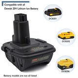 DCA1820 Battery Adapter Replacement for Dewalt 18V to 20V Adapter, Compatible with Dewalt 20V Lithium Battery DCB203 DCB206 DCB207 for 18V XRP Battery DC9099 DC9098 DC9096 WoodArtSupply