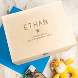 Personalized Baptism Keepsake Box - Baptism Gifts for Baby Girl or Boy - Engraved Wooden Keepsake - Memory Box Dust and Things