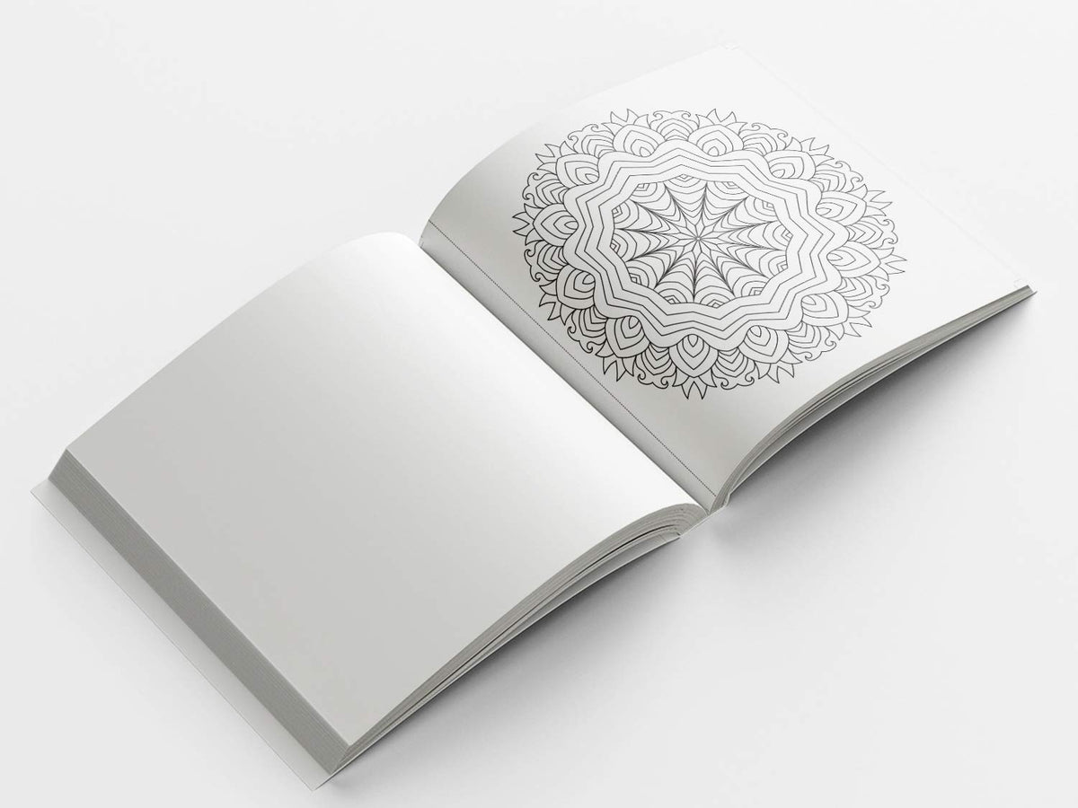 Mandala: Colouring Books for Adults with Tear Out Sheets (Adult Colouring Book) [Paperback] Wonder House Books Editorial Wonder House