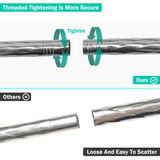 Queen Size Canopy Bed Frame,Stainless Steel Bed Canopy Frame Attachment,Frame Poles for Metal Bed or Wood Bed Mosquito Net or Curtains Décor in The Bedroom NKM