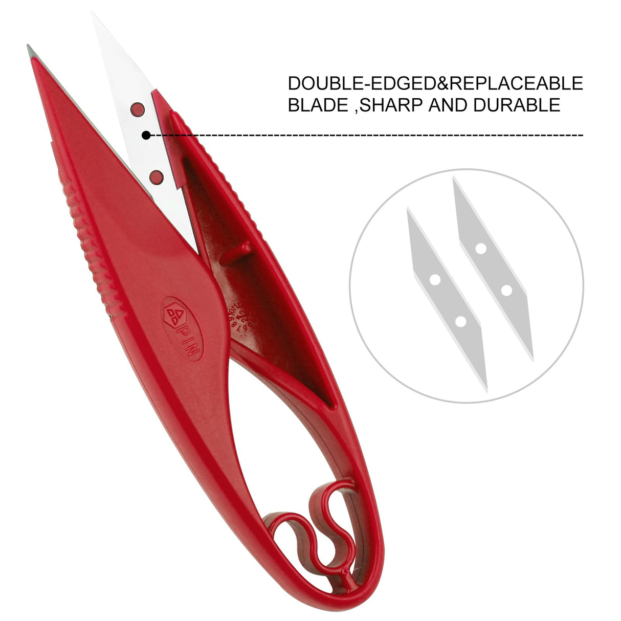 Sewing Seam Ripper Tool,Stitch Remover and Thread Cutter with 2Big+2Small Seam Rippers,1 Pack Thread Snips,1Pack 5”Scissor CampTek