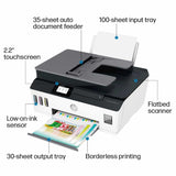 HP Smart -Tank Plus 651 Wireless All-in-One Ink -Tank Printer, up to 2 Years of Ink in Bottles, Auto Document Feeder, Mobile Print, Scan, Copy, Works with Alexa (7XV38A) HP