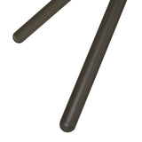 Outsunny 3-Piece Outdoor Gliders Set Bistro Set with Steel Frame, Tempered Glass Top Table for Patio, Garden, Backyard, Lawn, Gray Outsunny