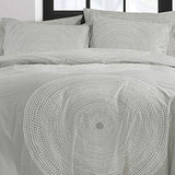 Marimekko - King Duvet Cover Set, Smooth Cotton Percale Bedding with Matching Shams, Lightweight Home Decor (Fokus Grey, King) MARIMEKKO