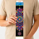 DIAMOND DOTZ Neon Flock Mandala Diamond Painting Kits for Adults - Colorful Diamond Art Kits a Relaxing Creative Craft Kit with Dotz Gems 18x14 DIAMOND DOTZ