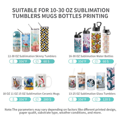 PYD Life 120 V Auto Tumbler Heat Press Machine 30 OZ 20 OZ Tumbler Mug Heat Press Touch Screen Light Blue for 10-30 OZ Sublimation Straight Tumblers Cups Mugs Printing