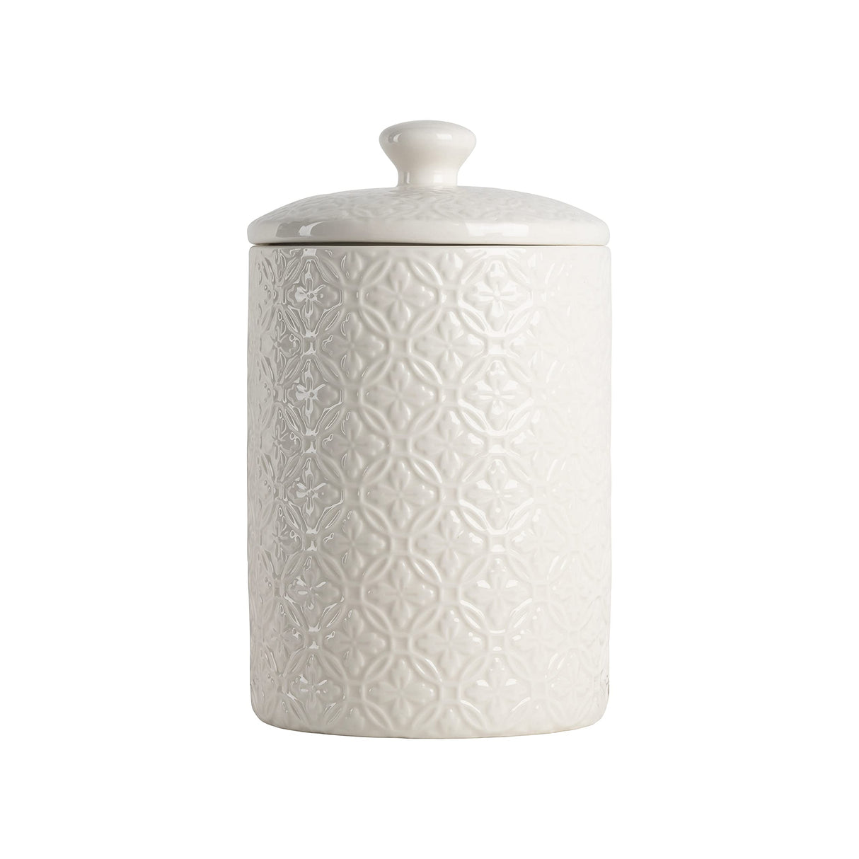 10 Strawberry Street Kitchen Canister, 3 Piece Set, Hampton White 10 Strawberry Street