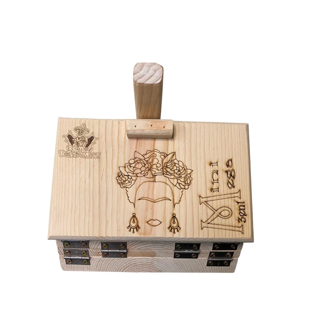 Mini 3-in-1 Wooden Tortilla Press with 2 Sopes Generic