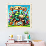 BOHADIY Sea Turtle Diamond Art Painting Kits for Adults, Full Drill Diamond Dots Paintings for Beginners, Round 5D Flowers Paint with Diamonds Pictures Gem Art Painting Kits DIY Crafts Kits 12x12inch BOHADIY