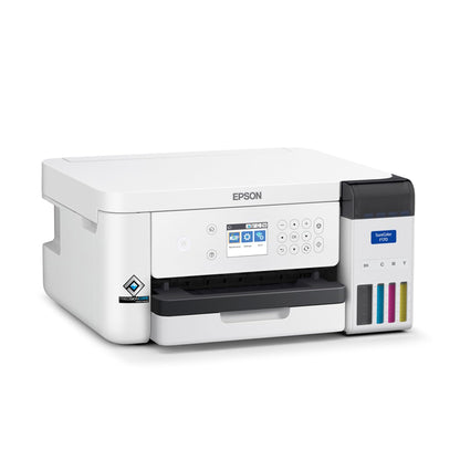 Epson SureColor F170 Dye-Sublimation Printer. Includes Full Set of Ink, User Guide, AC Power Cable, 9" x 12" Heat Press, Thermal Tape, 8.5" x 11" & 8.5" x 14" Paper SCF170 - WoodArtSupply