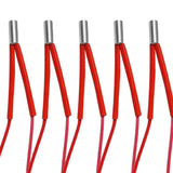 5 Pieces for 3D Printer 24V 40W Cartridge Heater 620 Ceramic Hot End for Models CR-10S Pro, Ender-3 Pro, Ender 3, Ender 3X, Prusa Mendel, Ender 3 V2, Anet E10... Creality Thermistors Temp Resistor SHIJUNHE