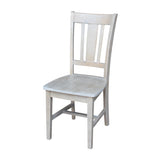 International Concepts San Remo Chair Washed Gray Taupe IC International Concepts