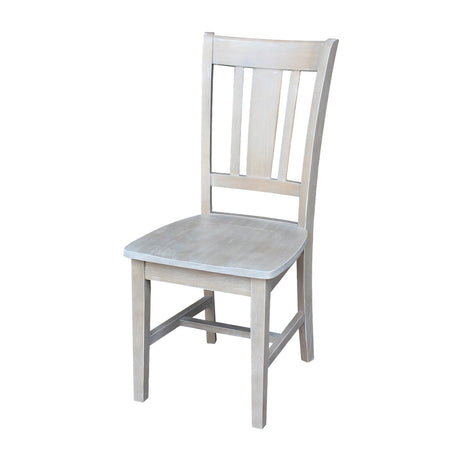 International Concepts San Remo Chair Washed Gray Taupe IC International Concepts