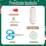 ORIGACH DIY Macrame Christmas Tree Large Wall Hanging kit Handmade Woven Macrame Wall Hanging Kit for Beginners Adults with Step by Step Video Tutorial Instruction Christmas Ornaments, 40x21inch ORIGACH