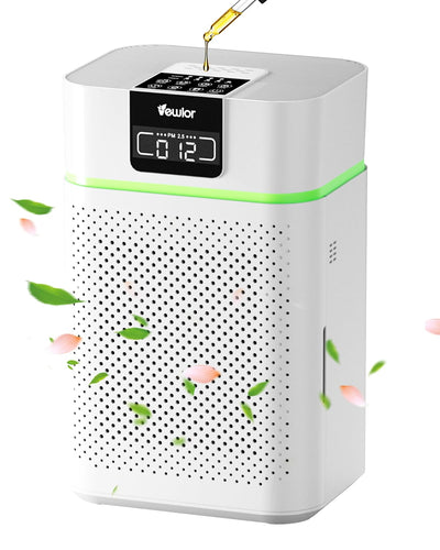 Air Purifiers, Home Air purifier for Large Room Bedroom Up to 1560ft², VEWIOR H13 True HEPA Air Filter for Wildfire Smoke Pets Pollen Odor, with Air Quality Monitoring Light, Auto/Sleep Mode, 6 Timer