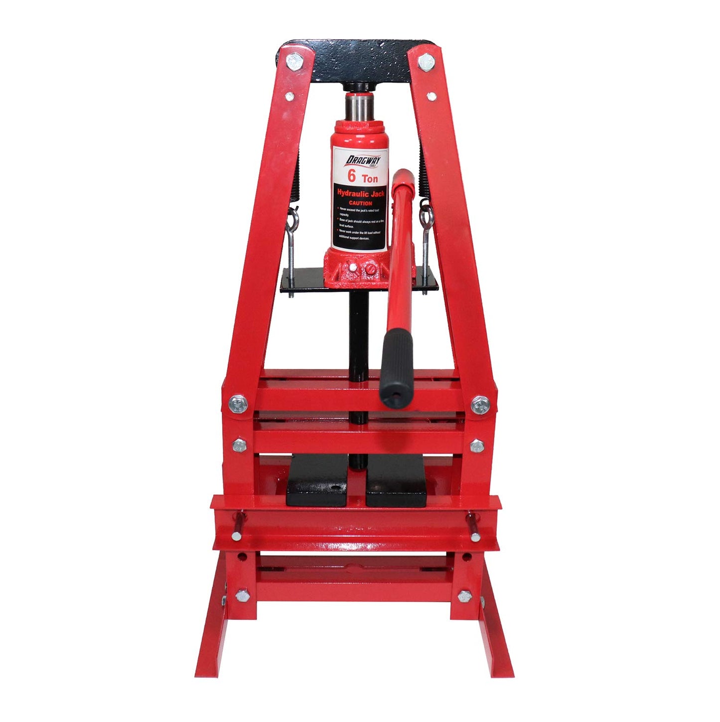 Dragway Tools 6-Ton Benchtop Hydraulic A-Frame Shop Press with Press Plates - WoodArtSupply