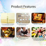 TOPBSFARNY Miniature Wooden Dollhouse Japanese/Seaside/Car House Market DIY Doll House Kit Villa Building 3D Model Creative Gifts for Friend and Parents (Japanese Style Villa) TOPBSFARNY