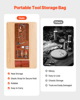 VEVOR Leather Working Tools Kit, 92 PCS Leather Craft Tools with Portable Leather Storage Bag, Engraving Punching Sewing Stamping Sanding Tools, Ideal for Beginners DIY Enthusiasts and Professionals VEVOR