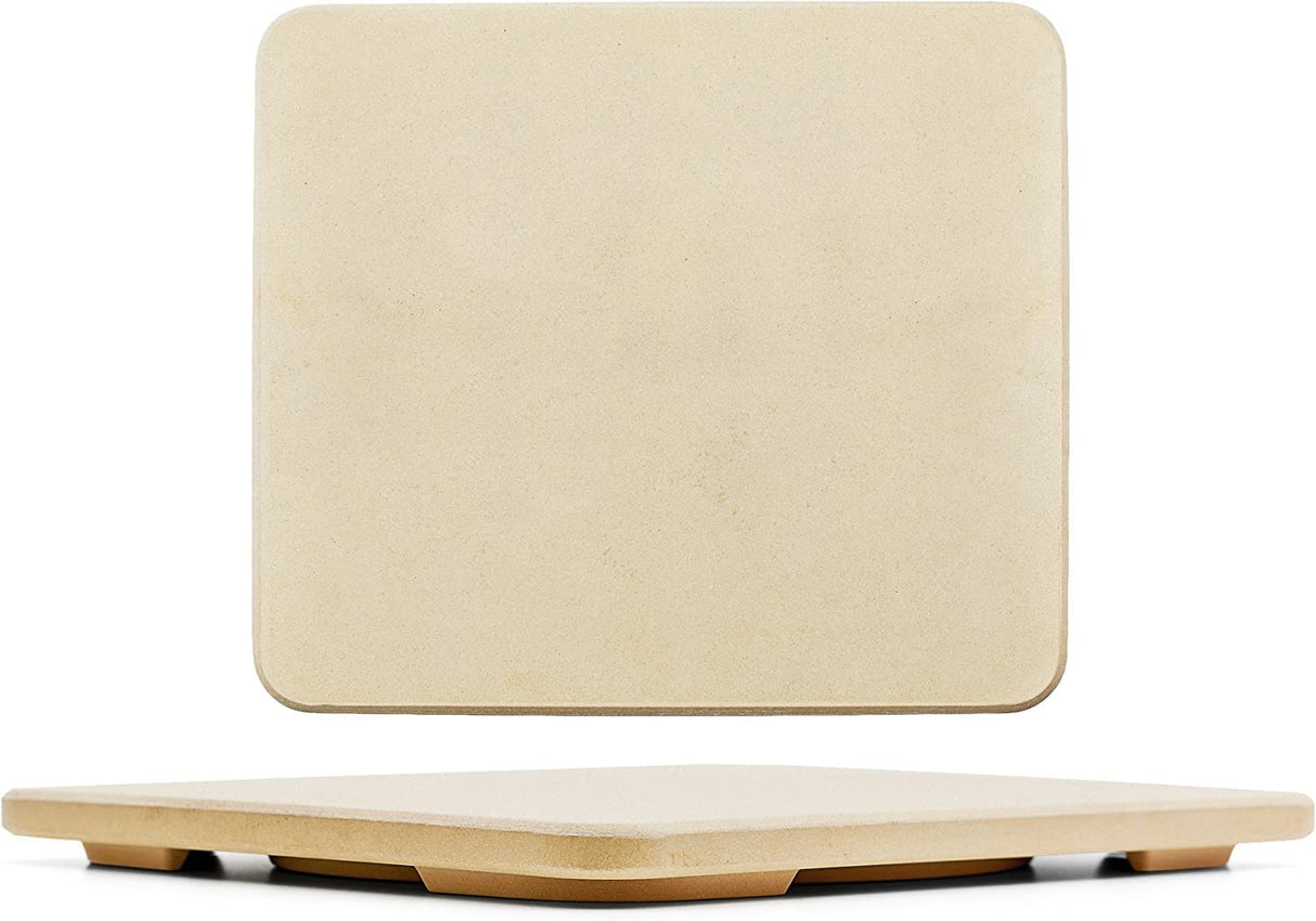 Pizza Stone - Baking Stone. SOLIDO Rectangular 14"x16" - Perfect for Oven, BBQ and Grill Solido
