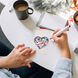 WEBEEDY 20 Sets Paper Quilling Kit for Adults Beginners DIY Heart Quilling Greeting Card Making Kit with Instruction DIY Unique Card for Valentine's Day Birthday,Holiday,New Year's Day,Thanksgiving WEBEEDY