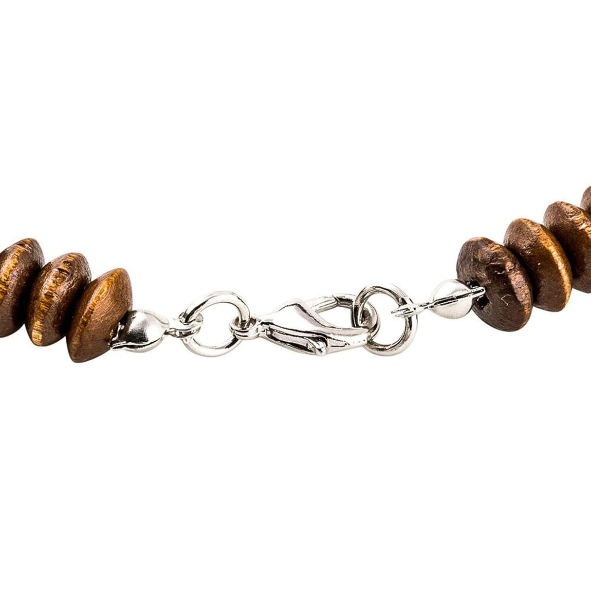 EVBEA Wood Bead Necklace Africa Wooden Chain Statement Unisex Chunky Necklaces EVBEA