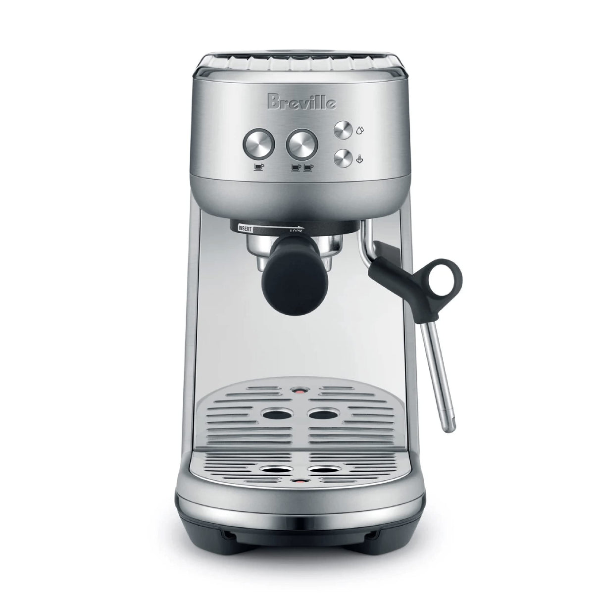 Breville the Bambino Espresso Machine with Auto Milk Frother, Espresso Maker with Seconds Heat Up, Cappuccino & Latte Machine for Home, BES450BSS, Brushed Stainless Steel Breville