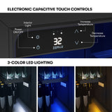 Zephyr Presrv™ 24" Stainless Steel Kegerator & Beverage Cooler - Indoor Refrigerator, Cellar Freestanding Fridge and Keg Beer Cooler - Compatible with Multiple Keg Configurations Zephyr